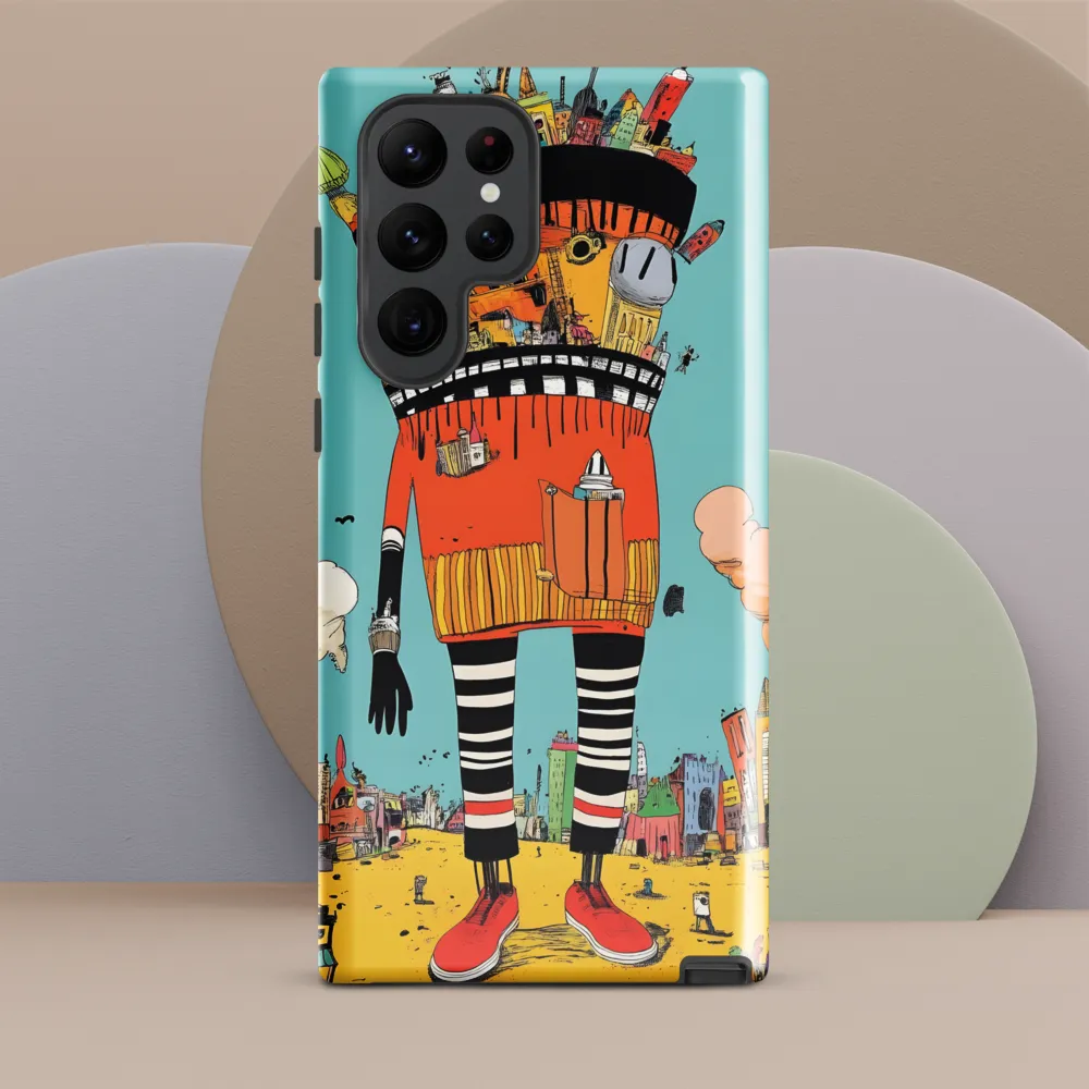 Urban Fantasia: A Whimsical Encounter | Phone Case |  S22 Ultra | Tough Case | Glossy