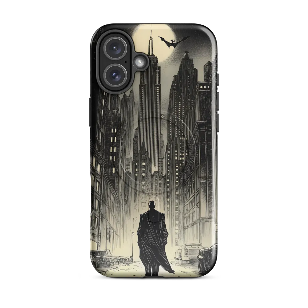 Shadows of the Gotham Night | Phone Case |  16 Plus | MagSafe® Tough Case | Glossy