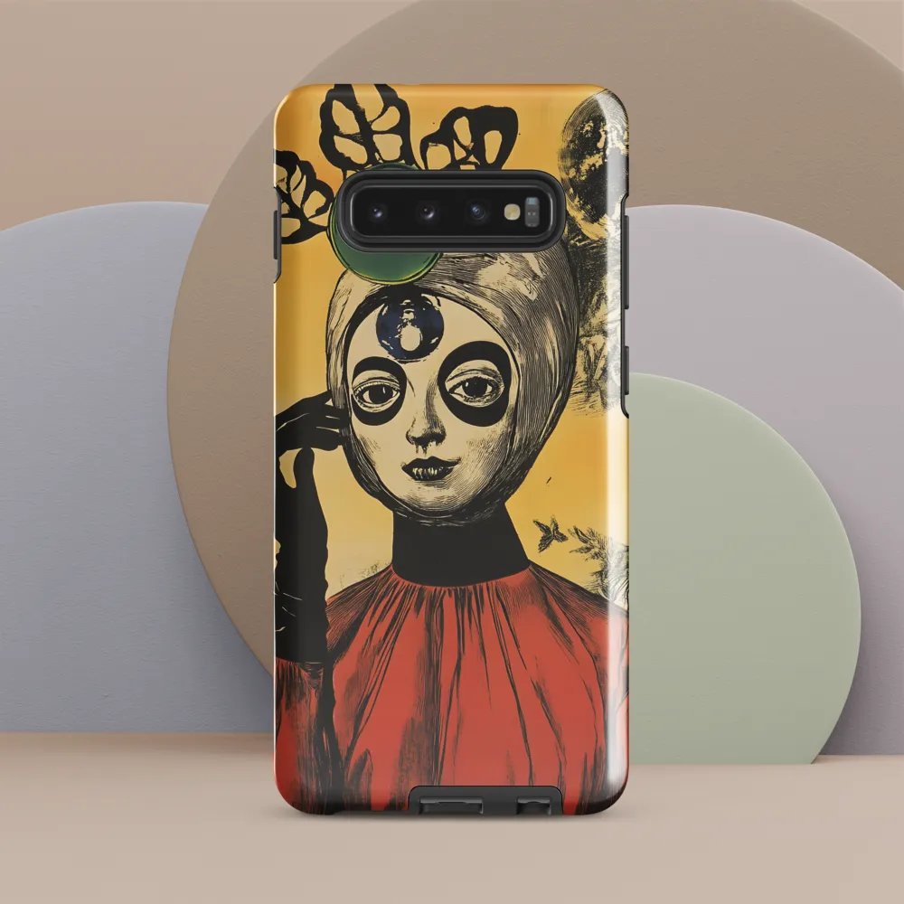 Enigmatic Portrait of Surrealism | Phone Case |  S10 Plus | Tough Case | Glossy