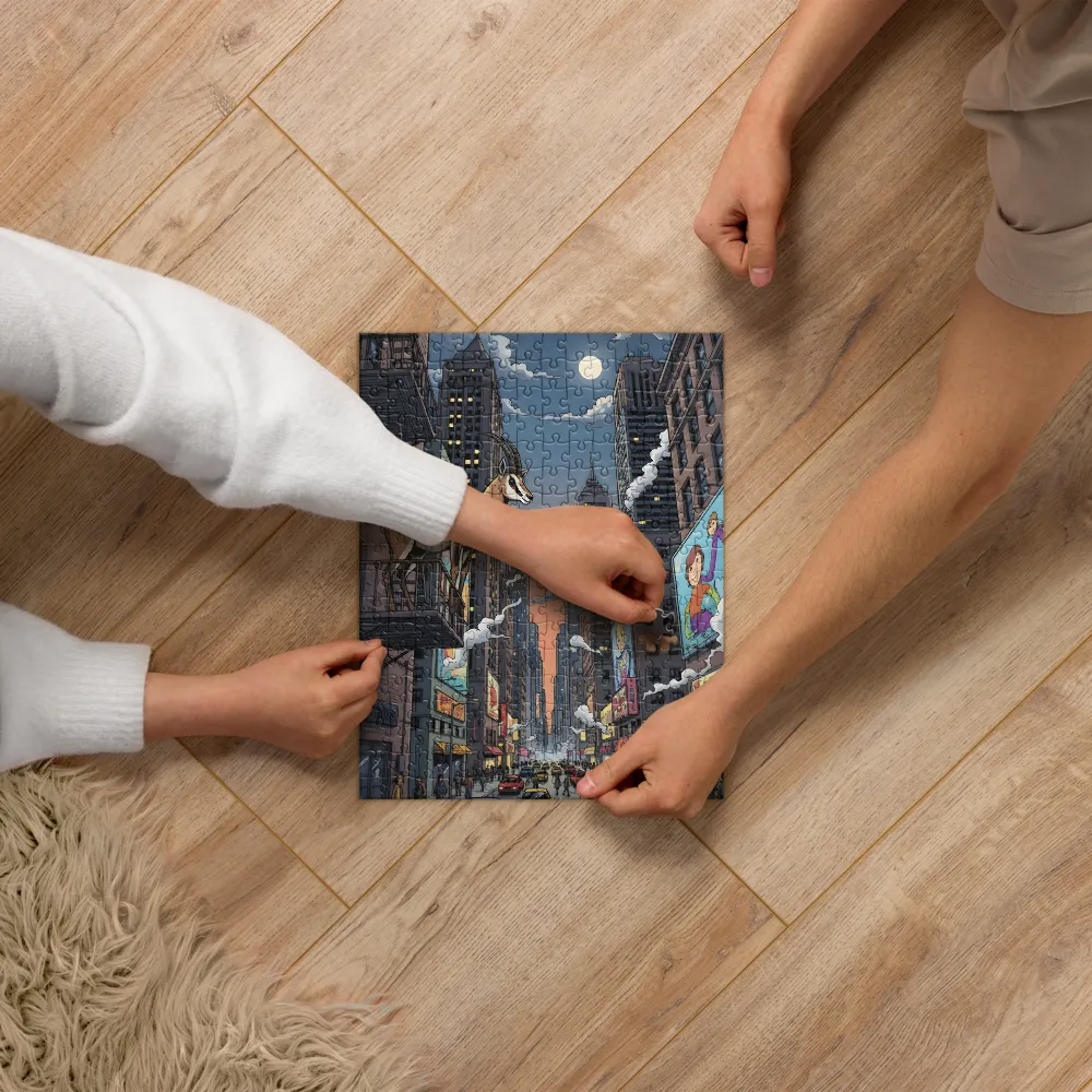 Urban Antelope 
 Jigsaw Puzzle