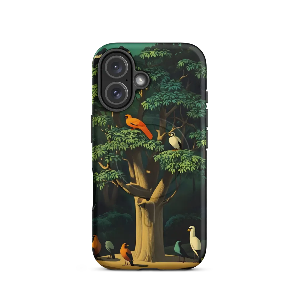 Harmony in Color: A Surreal Bird Symphony