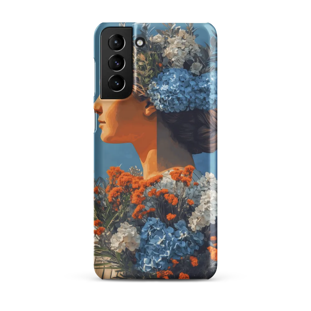 Floral Reverie: A Portrait of Serenity