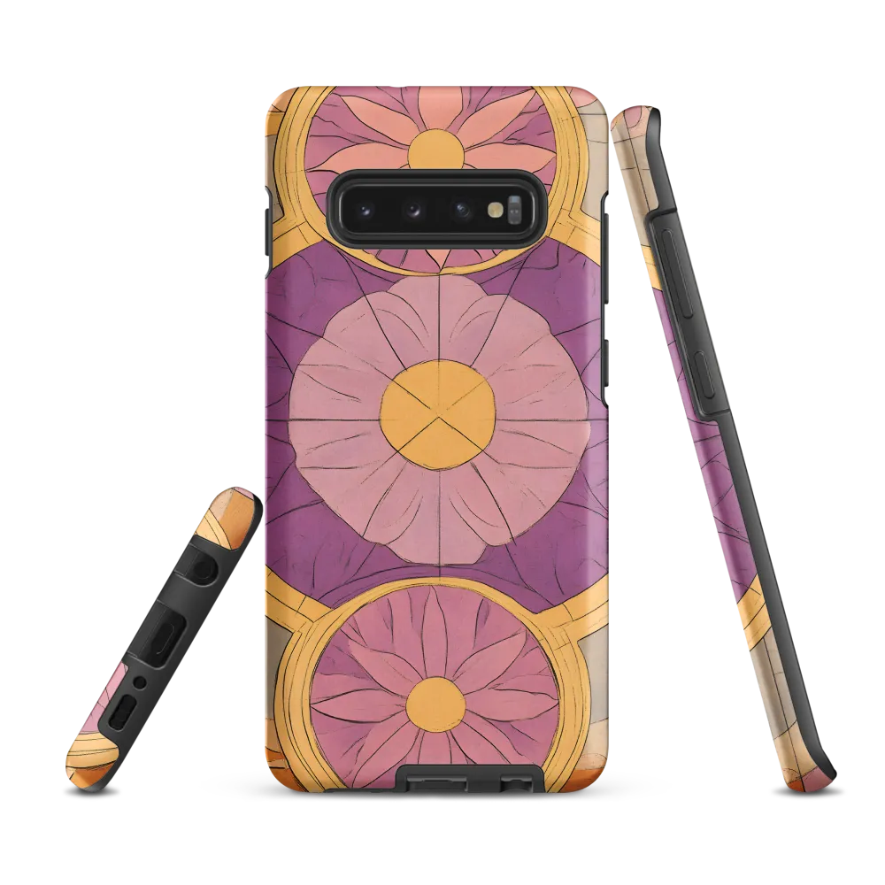 Serenity in Floral Geometry | Phone Case |  S10 Plus | Tough Case | Matte