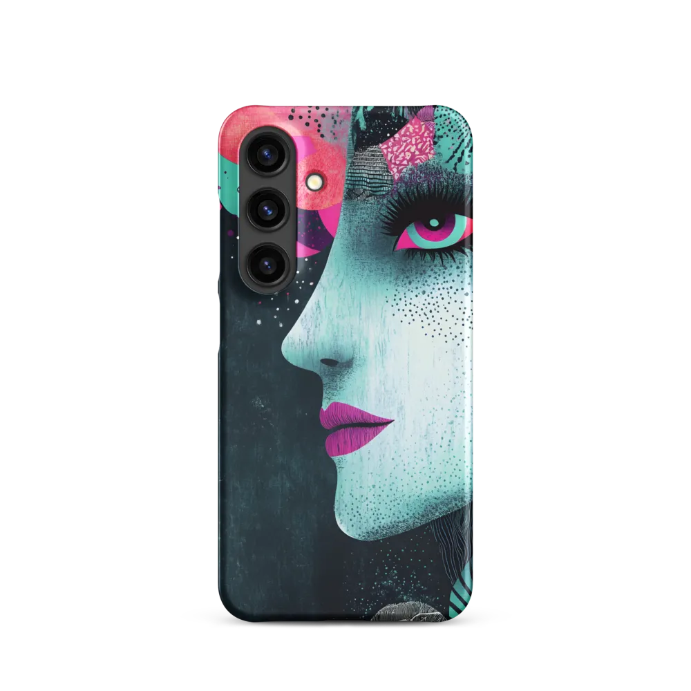 Mystical Beauty in Blue and Pink | Phone Case |  S24 | Snap Case | Matte