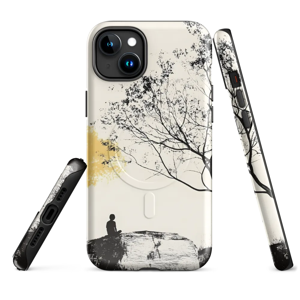 Whispers of Solitude | Phone Case |  15 Plus | MagSafe® Tough Case | Glossy