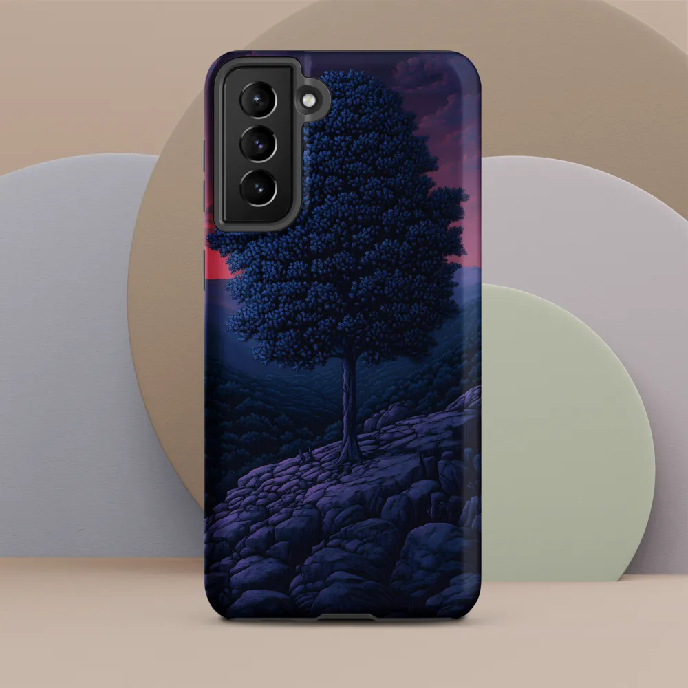 Solitary Sentinel: A Tree at Dusk