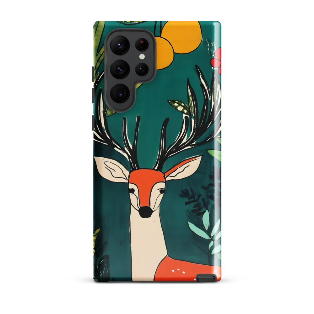Nature's Embrace: The Majestic Deer | Phone Case |  S22 Ultra | Tough Case | Glossy