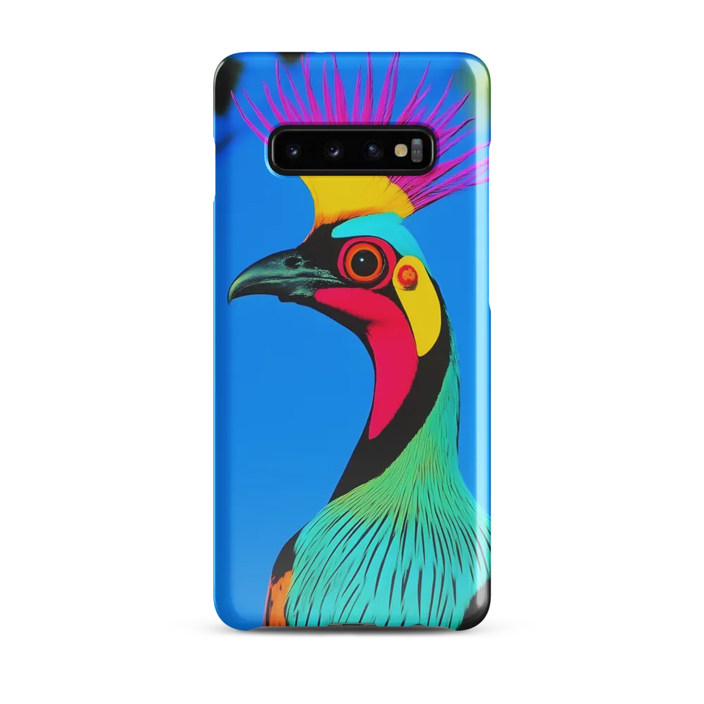 Whimsical Avian Portrait | Phone Case |  S10 Plus | Snap Case | Glossy