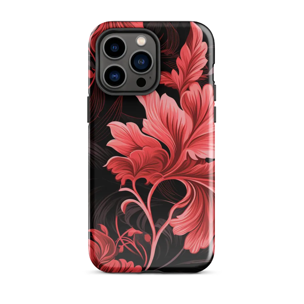 Tropical Elegance in Red