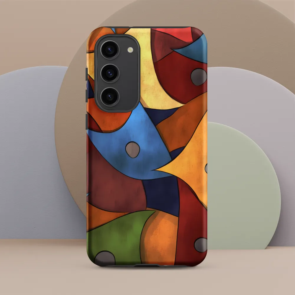 Vibrant Interplay of Shapes