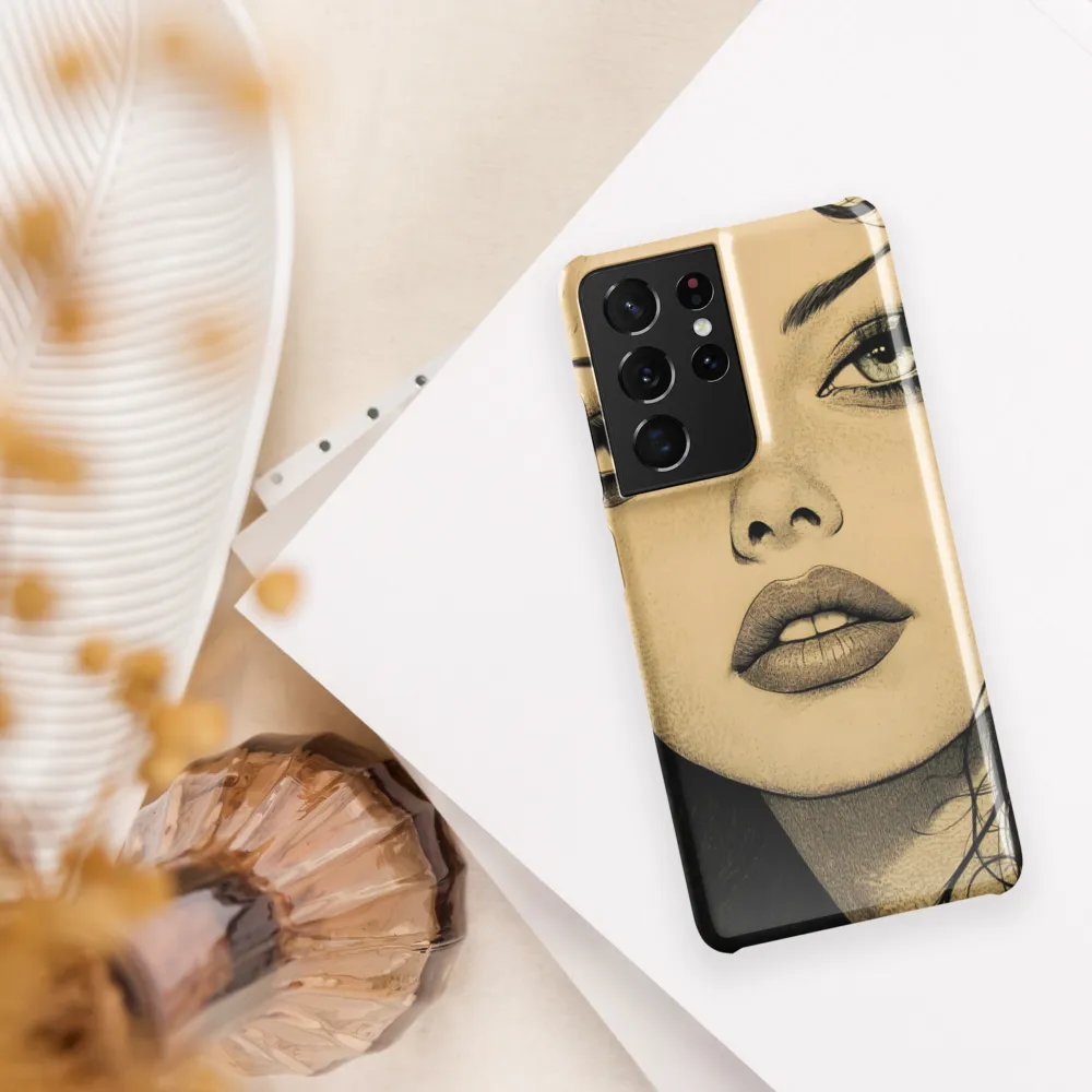 Enigmatic Gaze | Phone Case |  S21 Ultra | Snap Case | Glossy