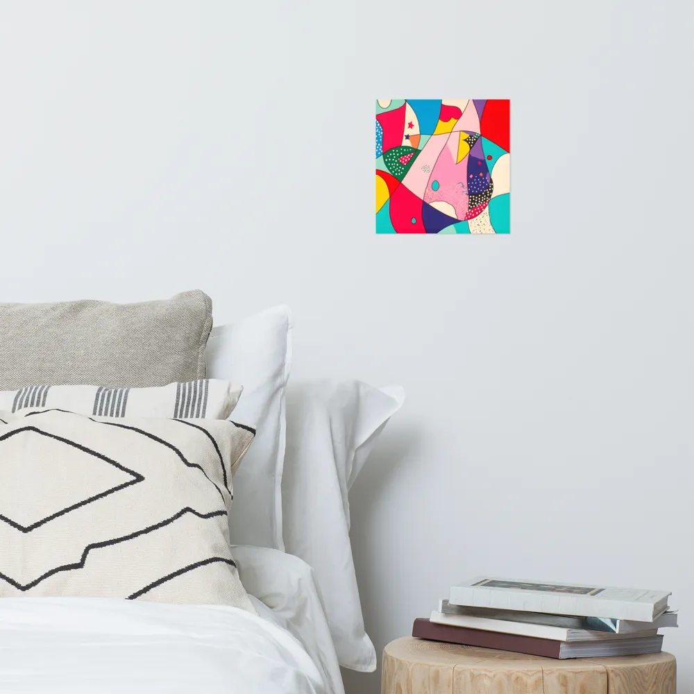 Playful Geometry in Color | Poster | 10″×10″