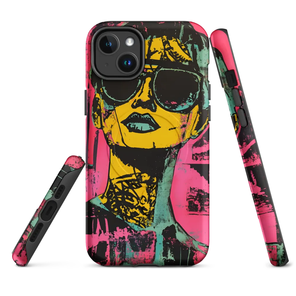 Confident Portrait in Neon Colors
