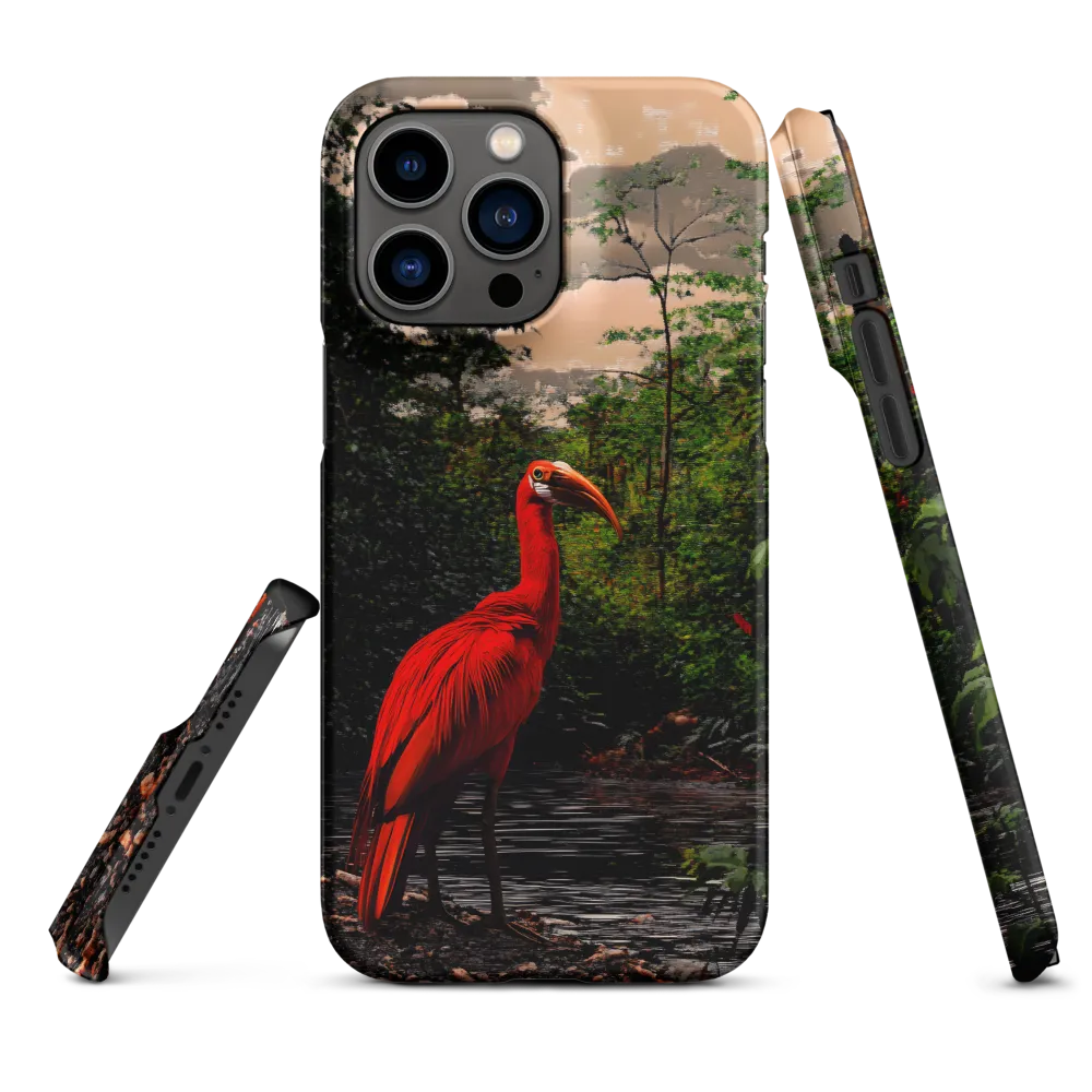 Enigmatic Elegance: The Scarlet Observer