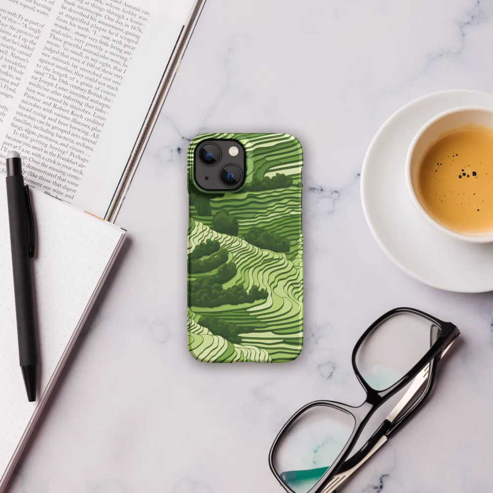 Waves of Green: An Abstract Landscape