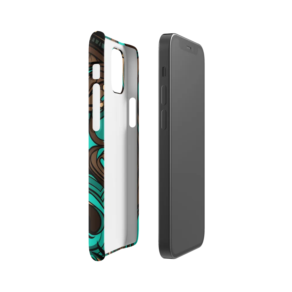 Fluctuating Currents | Phone Case |  12 Mini | Snap Case | Matte