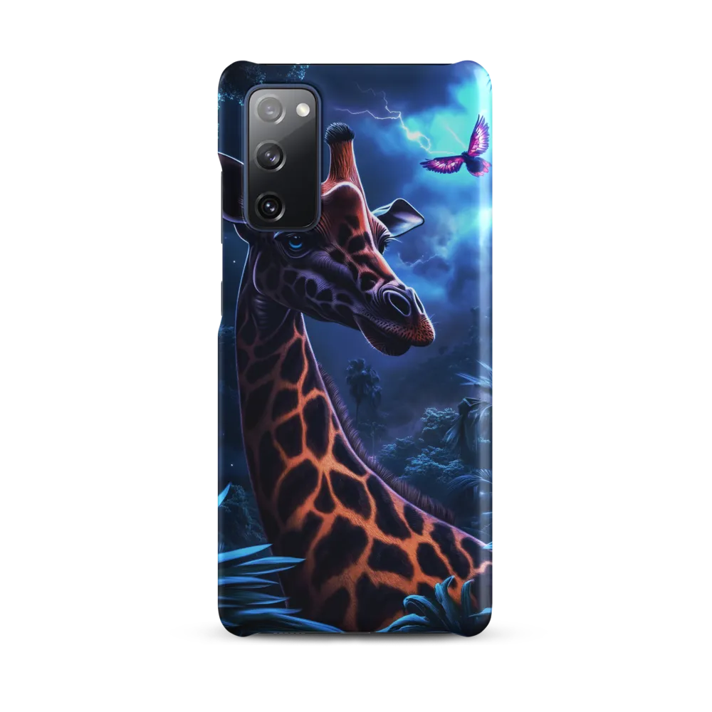 Mystical Giraffe in Twilight Jungle