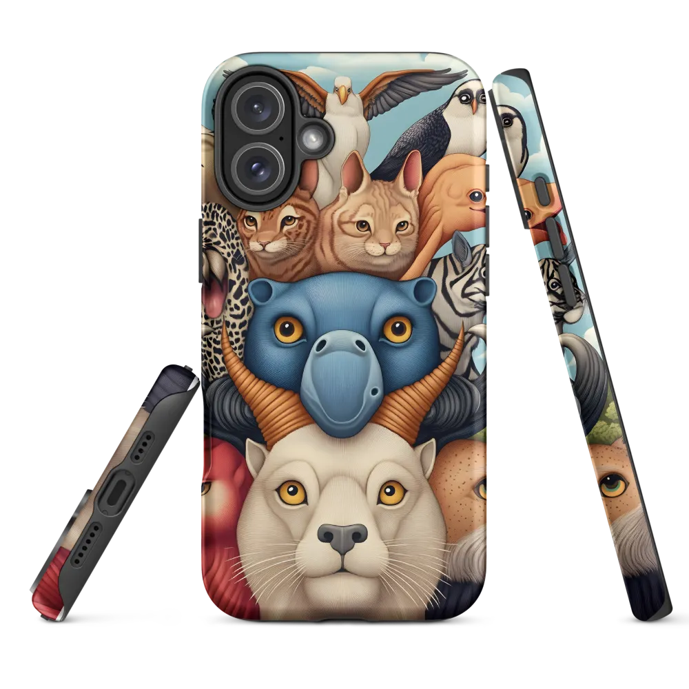 Harmonious Echoes of Wildlife | Phone Case |  16 Plus | Tough Case | Matte