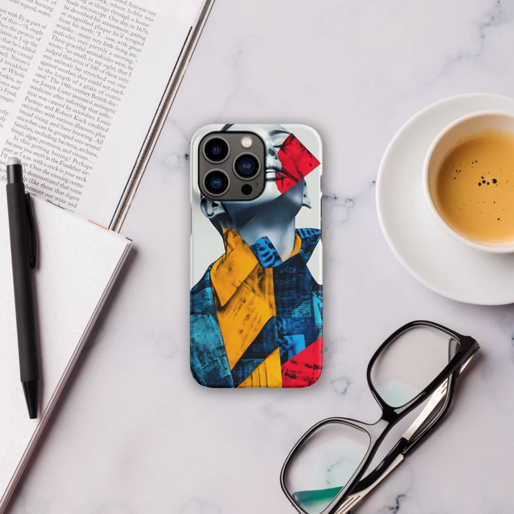 Fragmented Confidence: A Surreal Fashion Portrait | Phone Case |  13 Pro | Snap Case | Matte