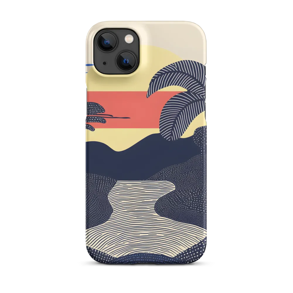 Tranquil Sunset in Modern Minimalism