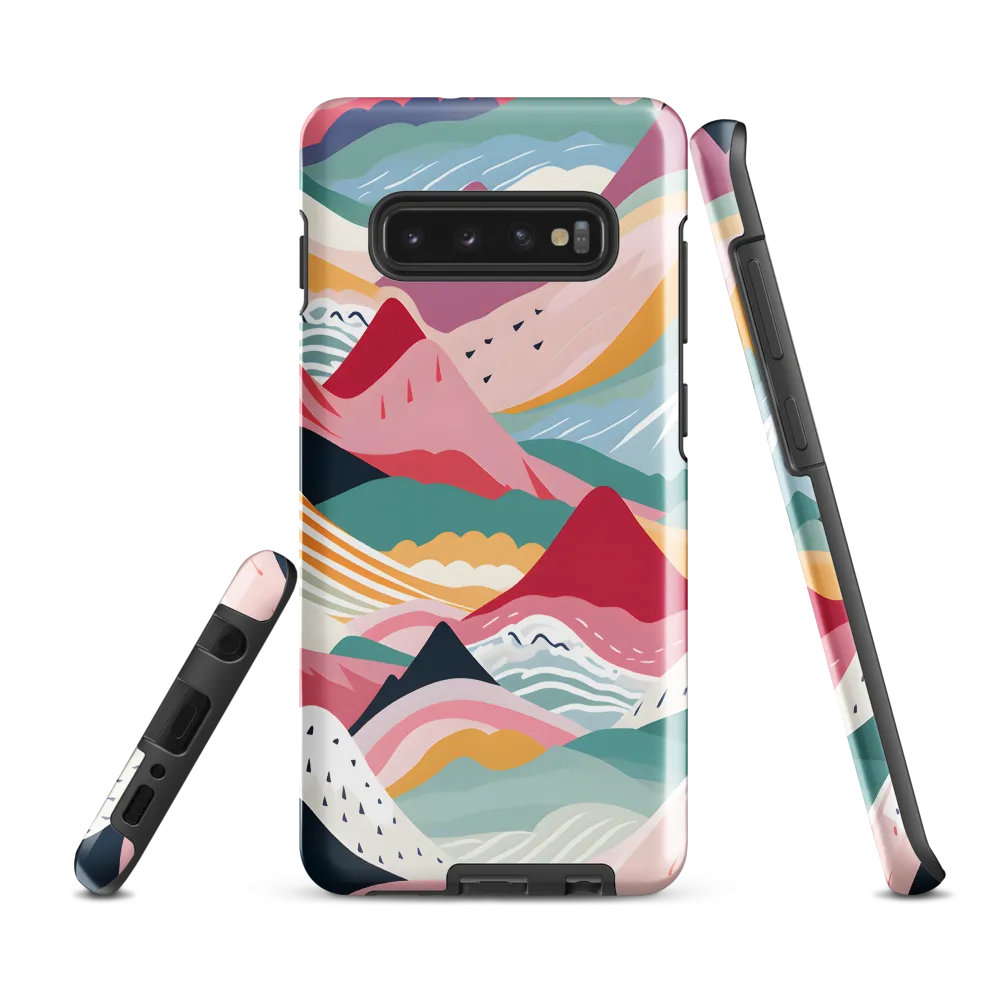 Harmonious Mountain Waves | Phone Case |  S10 Plus | Tough Case | Glossy