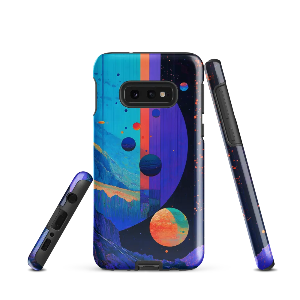 Celestial Harmony: A Surreal Exploration of Space | Phone Case |  S10e | Tough Case | Glossy