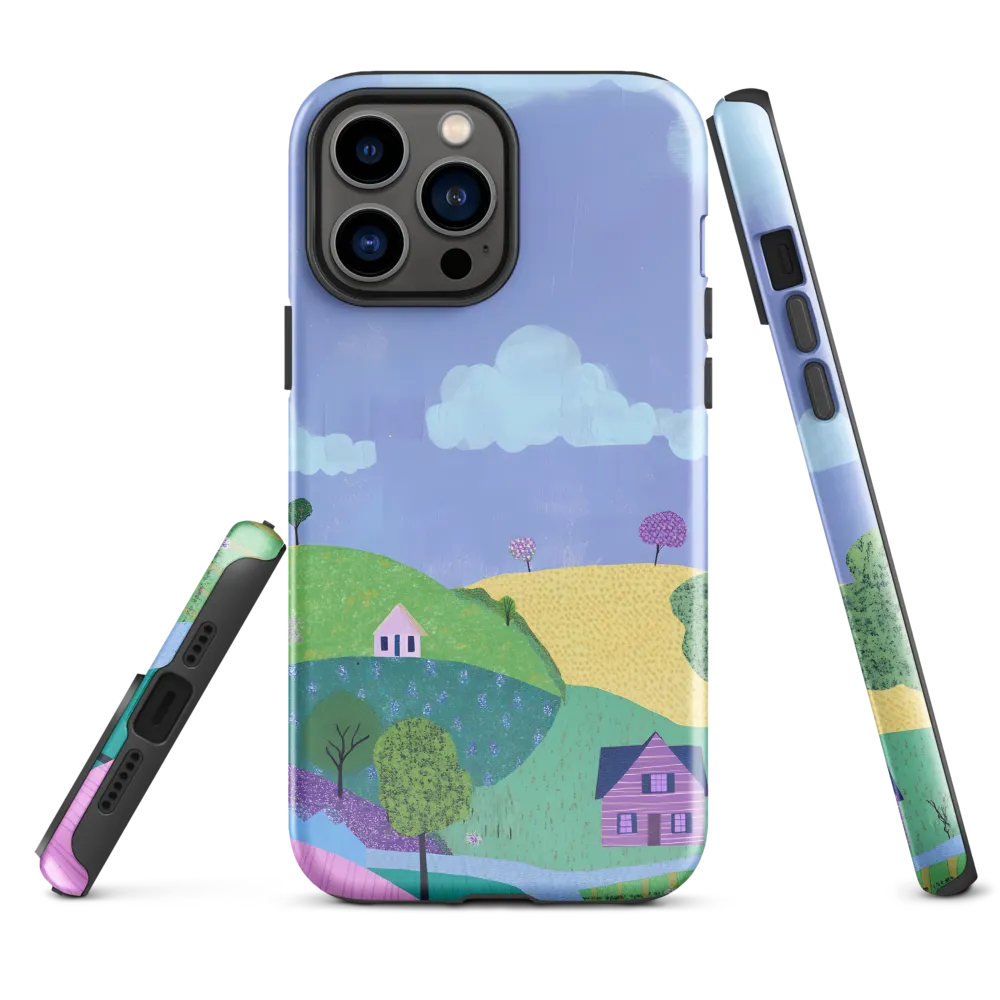 Whimsical Hills and Quaint Homes