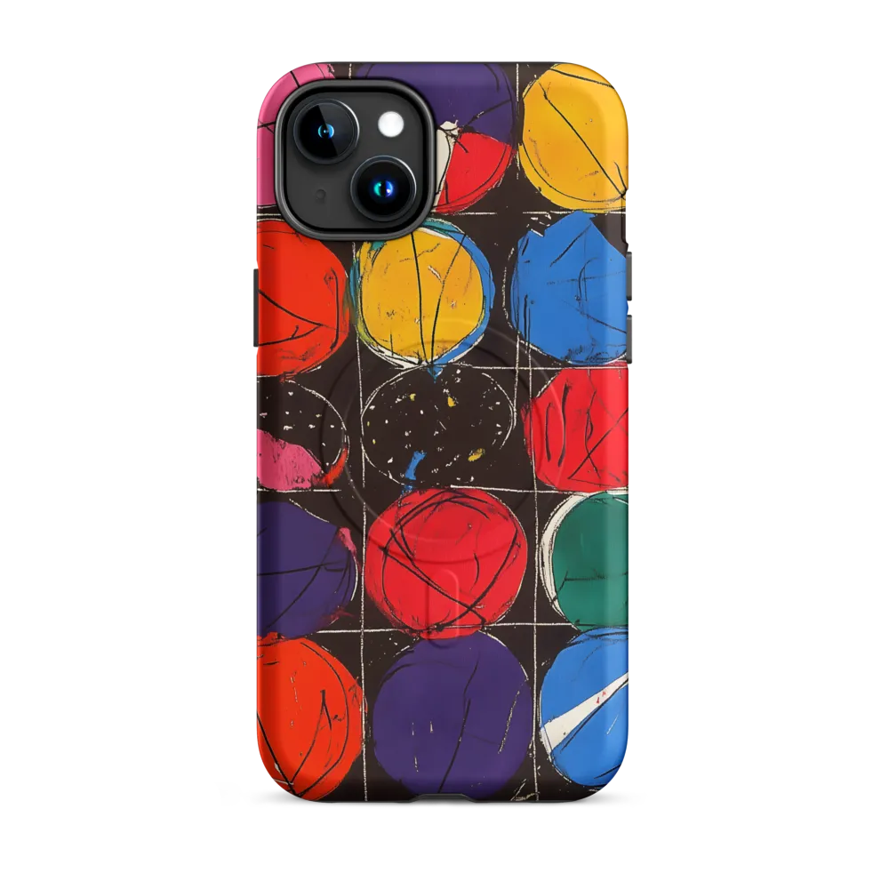 Colorful Circles in Abstract Harmony