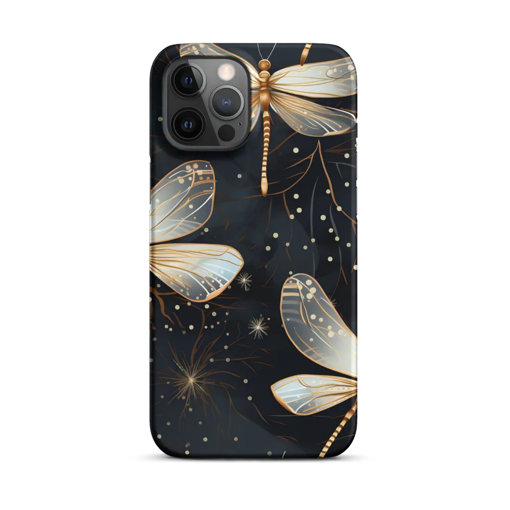 Ethereal Dance: Dragonflies in a Midnight Garden