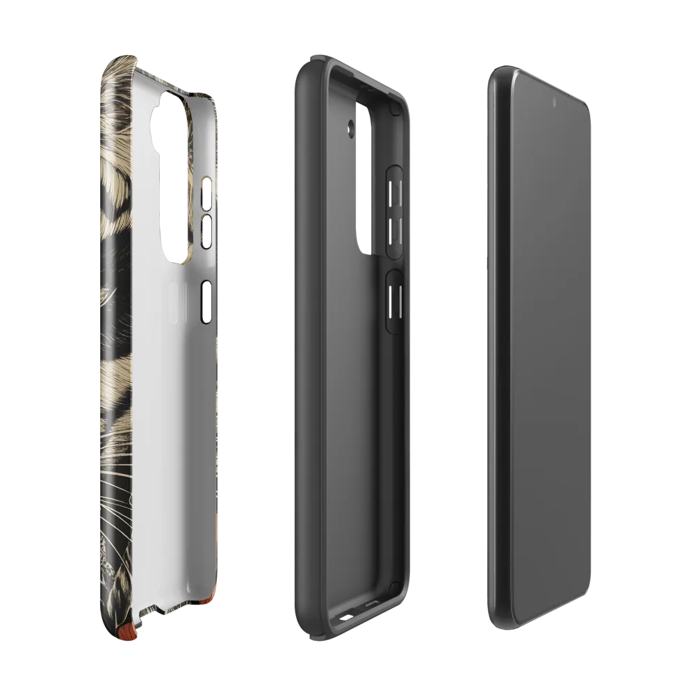Feline Majesty: The Human-Leopard Connection | Phone Case |  S21 | Tough Case | Glossy