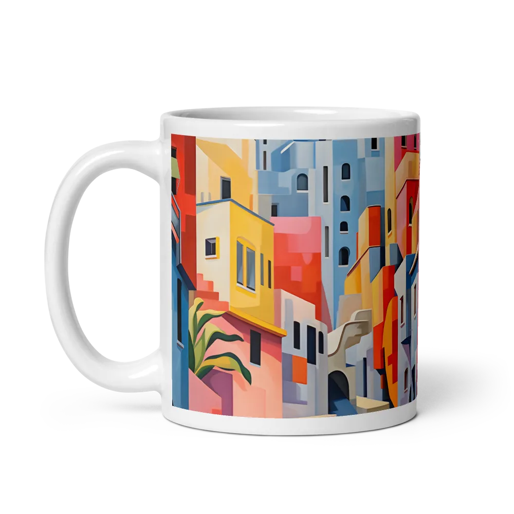 Whimsical Cityscape | Mug with White inside | 11 oz