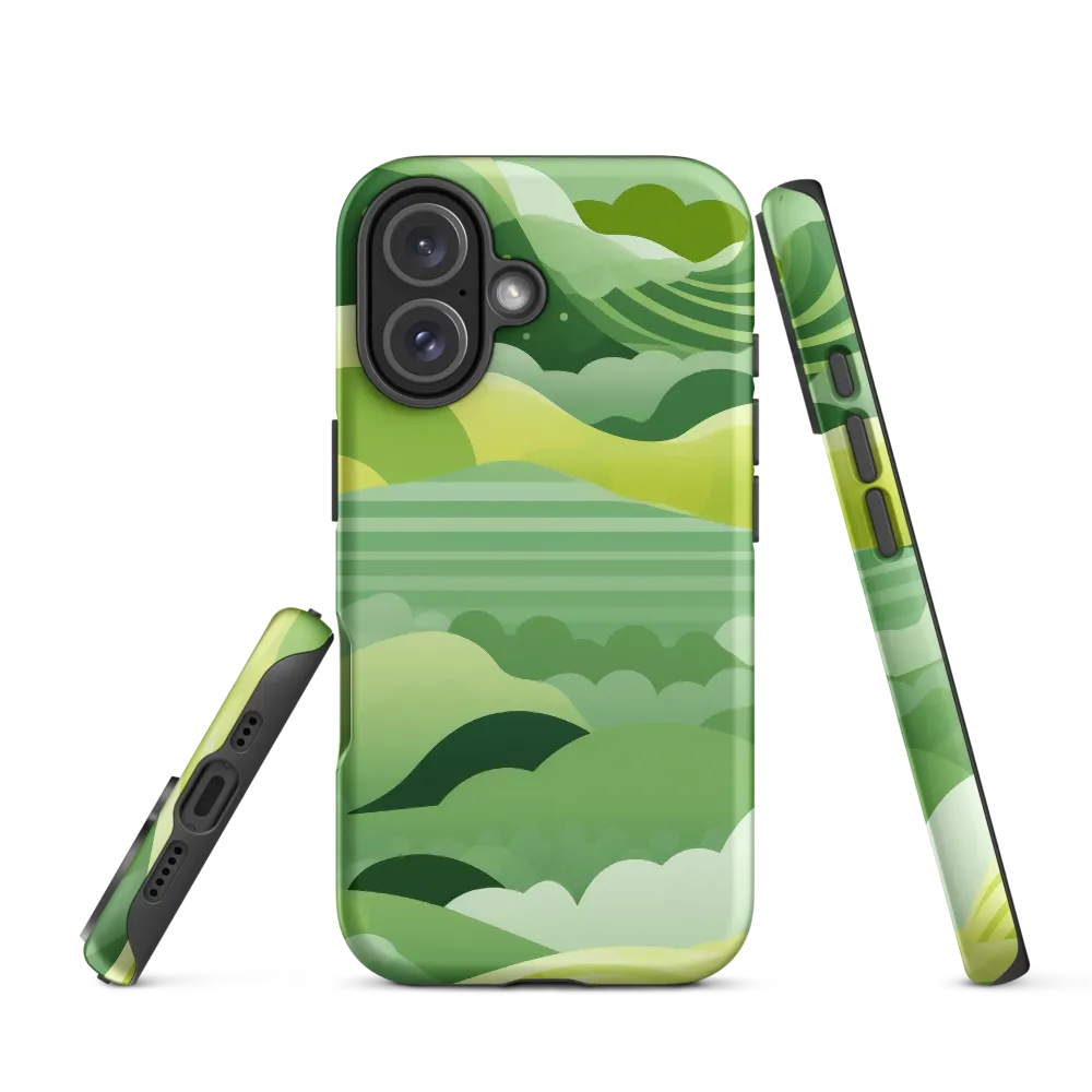Tranquility in Green Waves