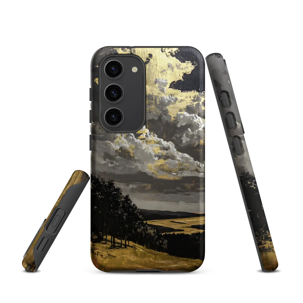 Golden Serenity in a Dramatic Sky | Phone Case |  S23 | Tough Case | Matte