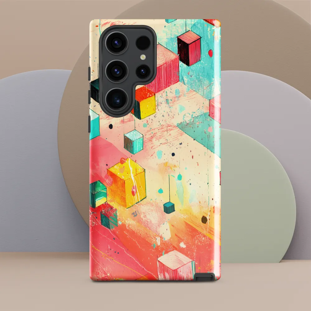 Suspended Cubes in Colorful Abstraction