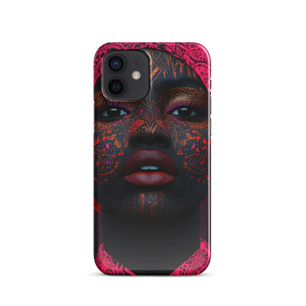 Neon Adornments: A Portrait of Cultural Expression
