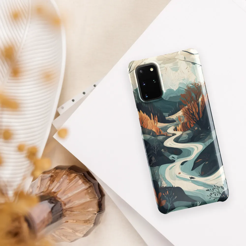 Winding Serenity: A Digital Landscape
