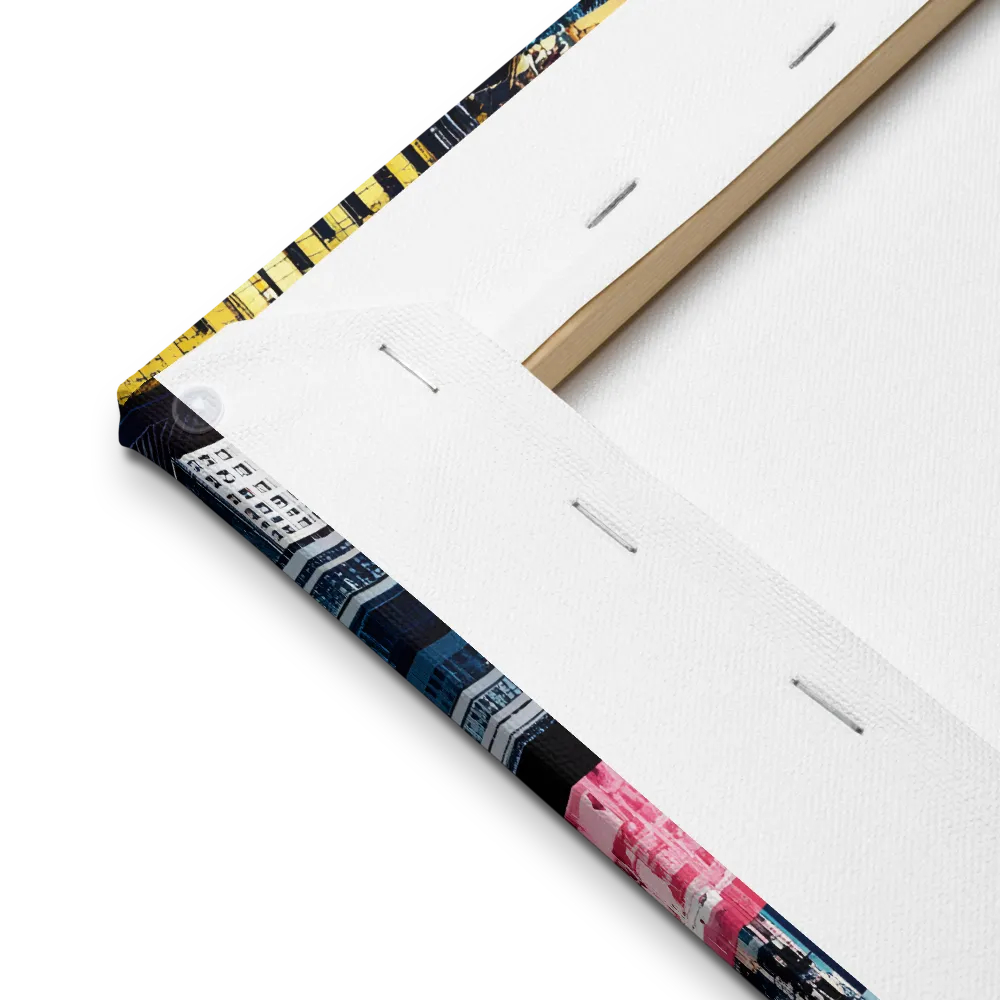 Dynamic Urban Symphony | Thin Canvas | 12″×12″