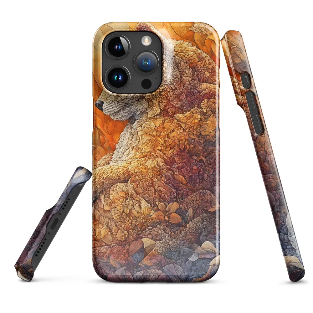 Amber Sentinel — Fox in a Floral Tapestry