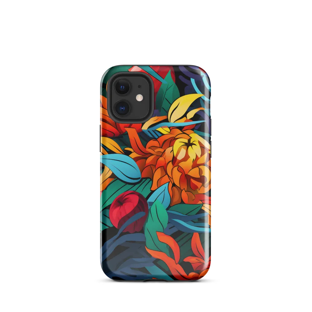 Tropical Harmony | Phone Case |  12 mini | Tough Case | Glossy