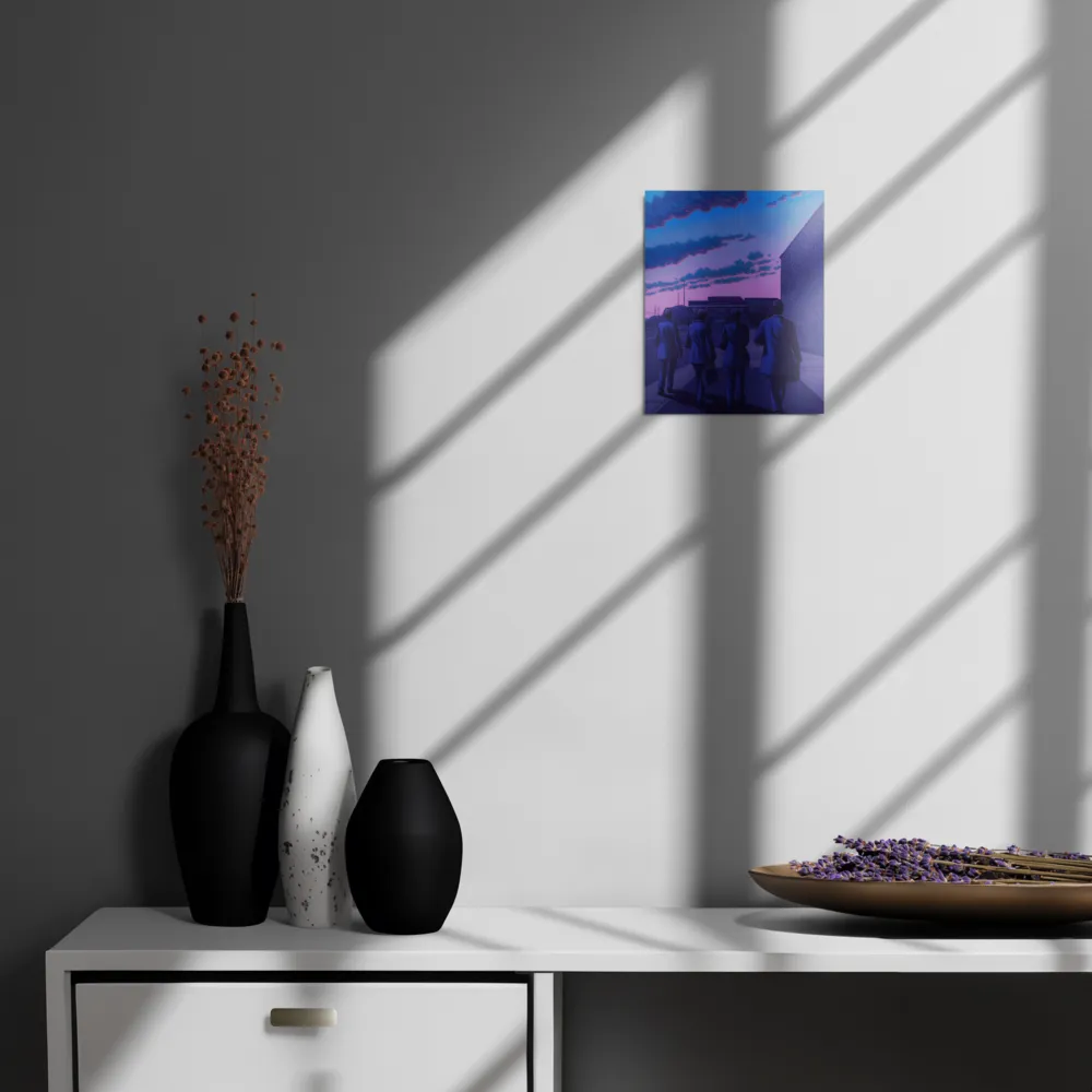 The Twilight Stroll | Metal Print | 8″×10″