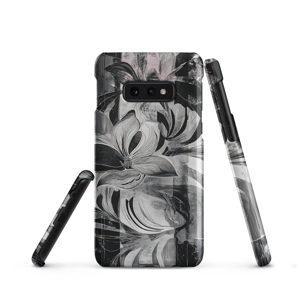 Floral Fusion in Monochrome