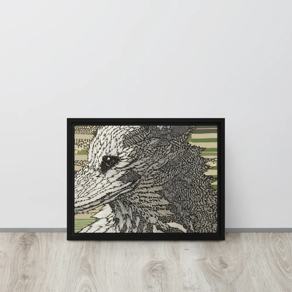 Reflections of the Forest | Canvas with Black Frame | 12″×16″