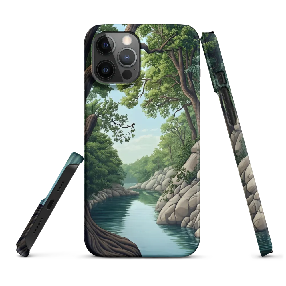 Tranquil Reflections: A Serene River Landscape