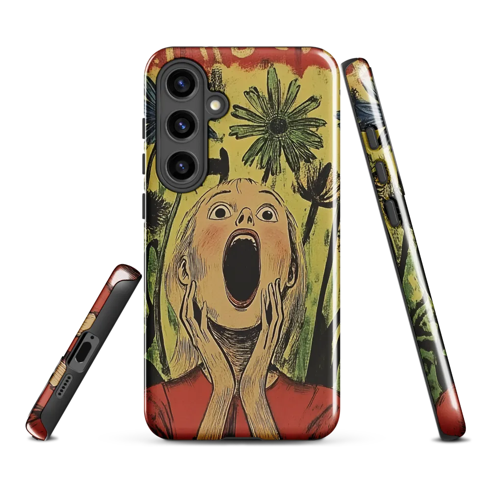 The Echo of Panic | Phone Case |  S24 Plus | Tough Case | Glossy