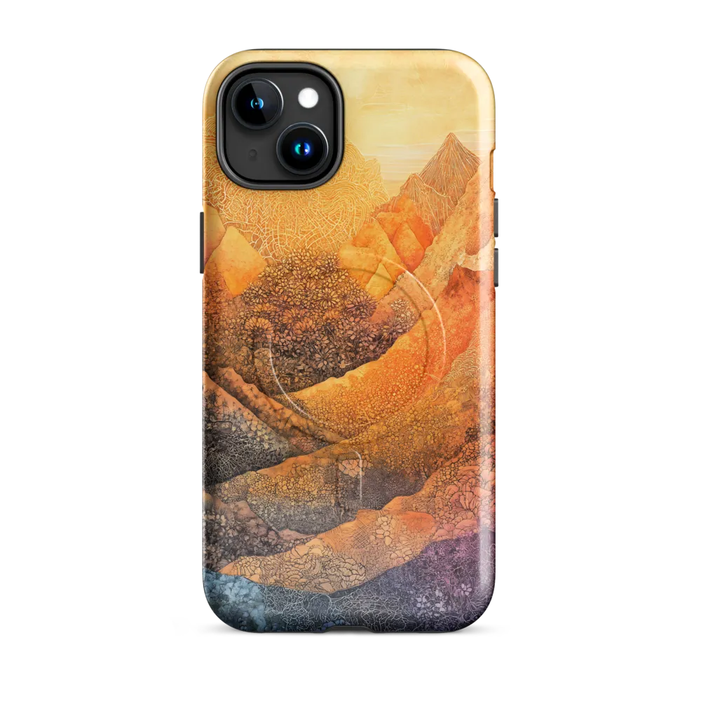 Serene Peaks of Color