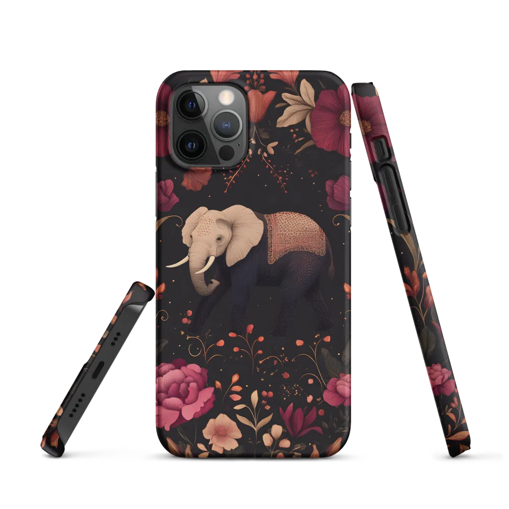 Whispers of the Wild: Elephants and Blooms