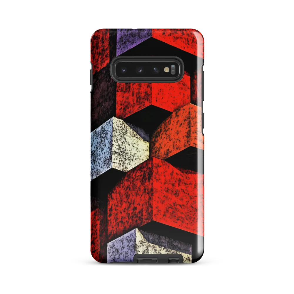 Dynamic Structures in Color | Phone Case |  S10 Plus | Tough Case | Glossy