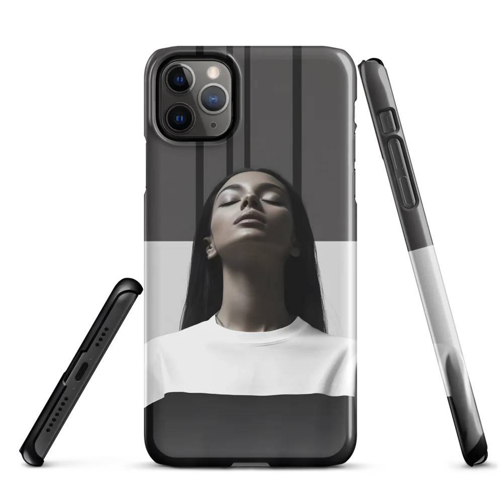 Serenity in Monochrome | Phone Case |  11 Pro Max | Snap Case | Glossy