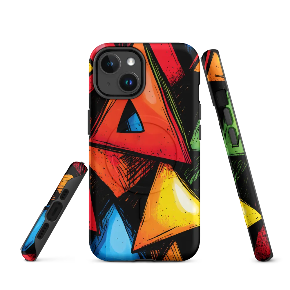 Vibrant Triangles in Abstract Harmony