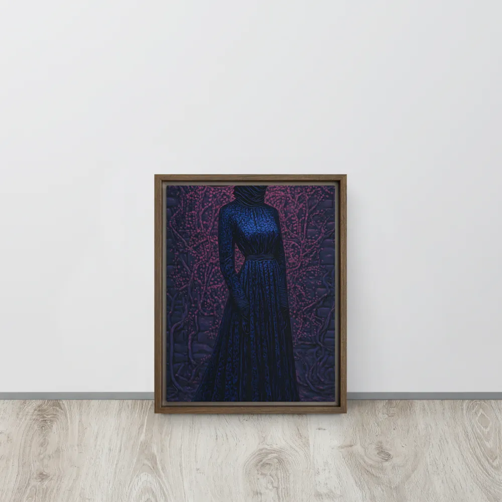 Veil of Enigma | Canvas with Brown Frame | 11″×14″